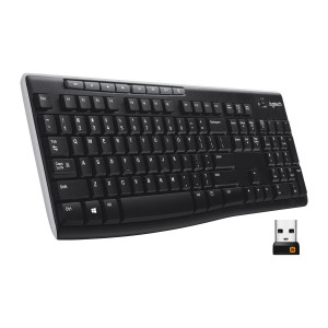 LOGITECH K270 Kablosuz Klavye Siyah