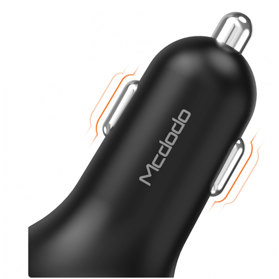 Mcdodo CC-6880 Fm Transmitter Çift Usb Bluetooth Araç Şarj Cihazı