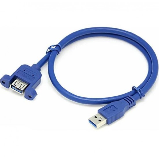 30 Cm. Panel Tipi USB 3.0 Uzatma Kablosu Vidalı