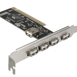 Pci 4+1 5 Port Usb 2.0 Çoklayıcı Çoğaltıcı Kart