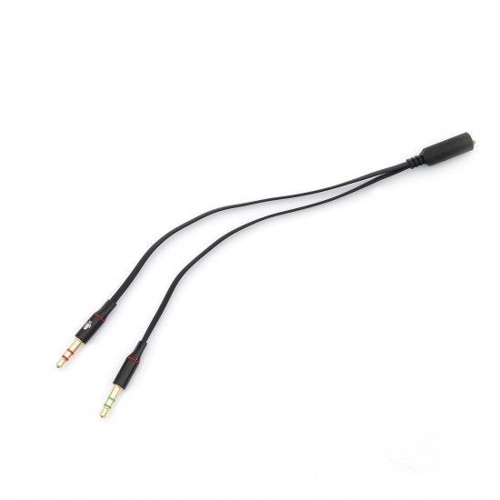 QPORT Q-A12 3.5MM TO AUDIO + MICROPHONE