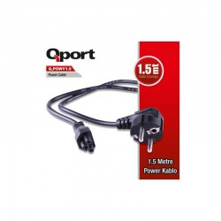 QPORT Q-POWY 1.5METRE NOTEBOOK POWER KABLOSU QPORT Q-POWY 1.5METRE NOTEBOOK POWER KABLOSU