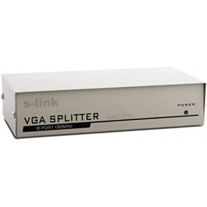 S-link MSV-1815 8 VGA 150Mhz Monitör Splitter S-link MSV-1815 8 VGA 150Mhz Monitör Splitter