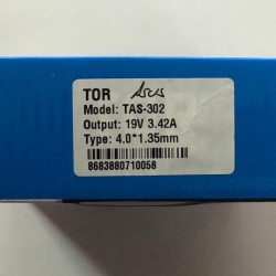 TOR TAS-302 19V 3,42A 4.0*1.35mm ADAPTÖR
