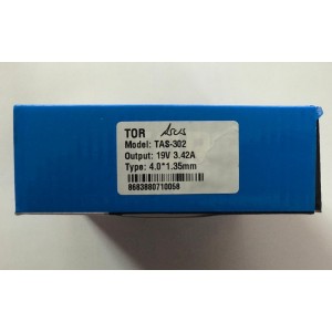 TOR TAS-302 19V 3,42A 4.0*1.35mm ADAPTÖR