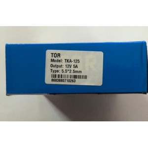 TOR TKA-125 12V 5A 5.5*2.5mm ADAPTÖR