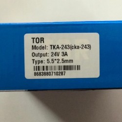 TOR TKA-243 24V 3A 5.5*2.5mm ADAPTÖR TOR TKA-243 24V 3A 5.5*2.5mm ADAPTÖR