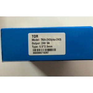 TOR TKA-243 24V 3A 5.5*2.5mm ADAPTÖR TOR TKA-243 24V 3A 5.5*2.5mm ADAPTÖR