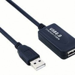Uptech KX108 USB 2.0v Extender Kablo - 10mt  Uptech KX108 USB 2.0v Extender Kablo - 10mt