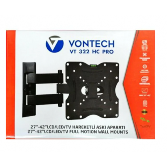 Vontech Vt 322 Hc Pro 27'' 42'' Lcd Led Tv Askı Apartı