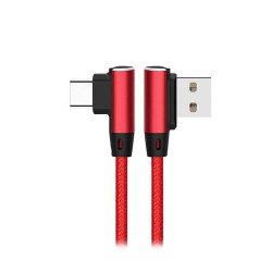 S-LİNK SWAPP SW-C755 3A TYPE-C KILIFLI METAL KIRMIZI DATA + ŞARJ KABLOSU- 1M