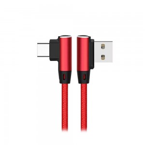 S-LİNK SWAPP SW-C755 3A TYPE-C KILIFLI METAL KIRMIZI DATA + ŞARJ KABLOSU- 1M