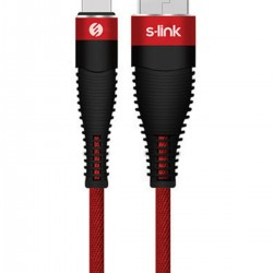 S-link Swapp SW-C785 1.2 mt 3A Type-C Kırmızı Şarj Kablosu