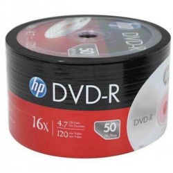 HP Dvd-r 16x 4.7gb 120min 50 Adet  HP Dvd-r 16x 4.7gb 120min 50 Adet