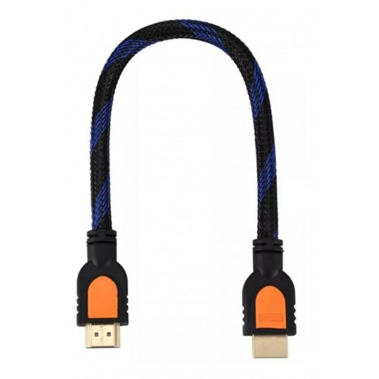 Alfais 5036 HDMI Erkek Eerkek Kısa Bağlantı Kablosu 50 cm