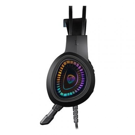 Hytech HY-G3 Eagle 7.1 USB Surround RGB Ledli Mikrofonlu Kulaklık Siyah