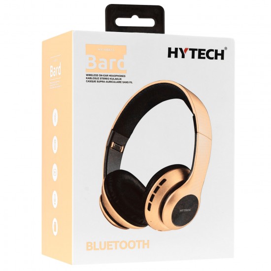 Hytech HY-XBK15 BARD TF Kart Özellikli Bluetooth Kulaklık (GOLD)