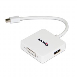 QPORT Q-MDP03 MİNİ DİSPLAYPORT(M) TO HDMI+DVI+DP(F) ADAPTÖR QPORT Q-MDP03 MİNİ DİSPLAYPORT(M) TO HDMI+DVI+DP(F) ADAPTÖR