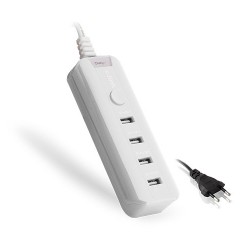 S-link SL-M4 Akıllı Telefonlar ve Tablet 4000mAh 4x Usb Port Beyaz Ev Şarj Adaptör S-link SL-M4 Akıllı Telefonlar ve Tablet 4000mAh 4x Usb Port Beyaz Ev Şarj Adaptör