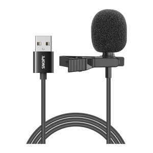 Snopy SN-M50 Siyah USB Yaka Mikrofonu Snopy SN-M50 Siyah USB Yaka Mikrofonu