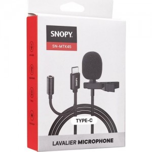 Snopy SN-MTK45 Siyah Type-C Akıllı Telefon, Tik-Tok ve Youtuber Kulaklık Çıkışlı Yaka Mikrofonu Snopy SN-MTK45 Siyah Type-C Akıllı Telefon, Tik-Tok ve Youtuber Kulaklık Çıkışlı Yaka Mikrofonu