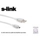 S-Link Sl-Uk53 Usb2.0 3M Şeffaf Usb Am/Mini 5Pin Kablo