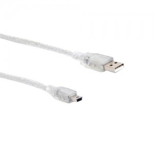 S-Link Sl-Uk53 Usb2.0 3M Şeffaf Usb Am/Mini 5Pin Kablo
